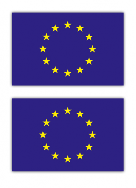 Aufkleber EU Flagge